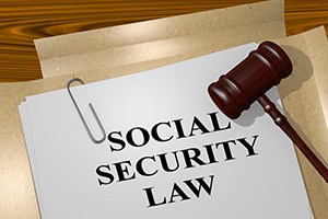 3D ilustration of social security law