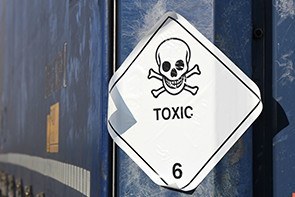 Pictogram of chemical hazard toxic substances