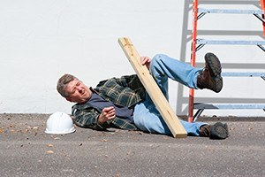 Workplace Injury - Injured Construction Worker