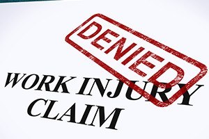 Work injury claim denied
