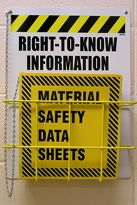 MSDS binder