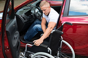 Handicapped Car Driver