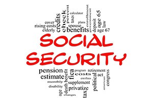 Social Security Word Cloud Concept