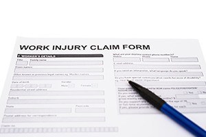 Work Injury claim form