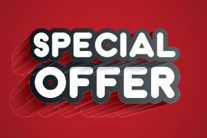 Creative Abstract Special Offer Sale Design